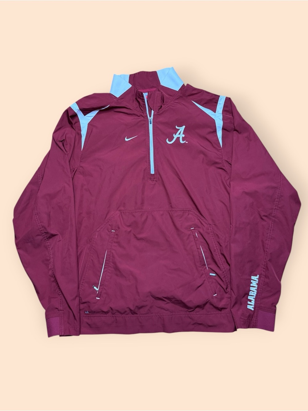 Vintage Alabama Crimson Tide Nike Y2K Windbreaker Jacket Men’s Small Vtg 2000s